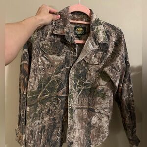 Cabela's junior Realtree Camo Button-Up Shirt